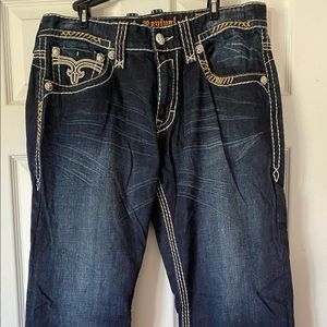 Rock Revival Jeans Mens Pablo Straight